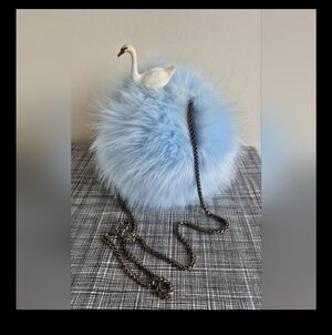 New! Swan Fluffy Shoulder Bag